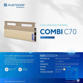 Cửa Cuốn Khe Thoáng COMBI C70