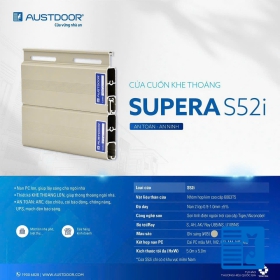 Cửa Cuốn Khe Thoáng SUPERA S52i