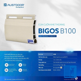 Cửa Cuốn Khe Thoáng BIGOS B100