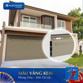 Cửa Cuốn Màu Vàng Kem